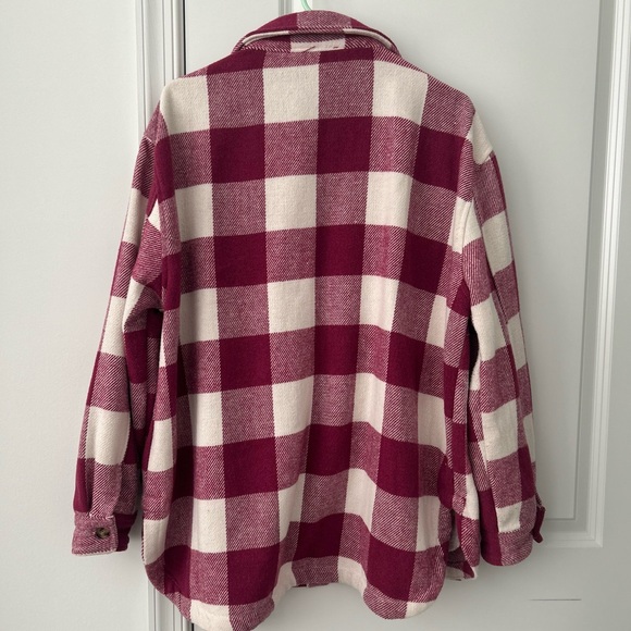 Pink Buffalo Check Shacket Jacket - Picture 2 of 5